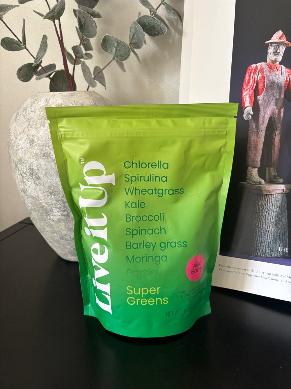 Super Greens Powder - Green (Wild Berry)